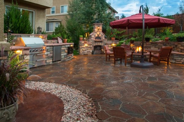 Stone Patio Construction in Kent